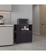 Kitchen Cart: 2 Doors, 3 Shelves, 4 Wheels - $3,731.55 MXN