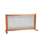 Dynamic Accents 20 Inch All Wood Large Free Standing Gate - Warm White - €183,24 EUR