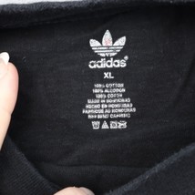 Adidas Shirt Mens XL Black San Antonio Spurs Short Sleeve Crew Neck Cotton Tee - £17.97 GBP