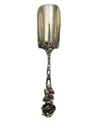 Silver Sugar Scoop / Spoon 800 European 4.5” Bridal Rose Pattern 13g - $40.32 CAD