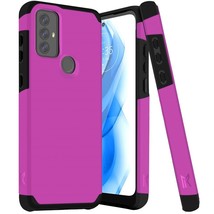 Tough Strong Hybrid Magnet Mount Friendly Case Hot Pink For Moto G Play 2023 - £6.85 GBP