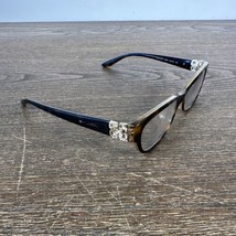 BVLGARI Eyeglasses 4124-B 5379 Tortoise FRAMES ONLY Gold Accents 54-16-140 - $46.46