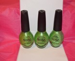 3 OPI Nail Polish Laquer Make Mine Lime NI 297 Nicole - $14.99