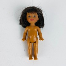 Barbie Barbie&#39;s Sister Brown Skin Eyes Kelly Doll Movable Arms Legs Bangs - £8.94 GBP