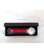 AVON &quot;MODERN RED STRAP WATCH&quot; ~ (QUARTZ MOVEMENT, STRAP BAND) ~ NEW!!! - £16.59 GBP