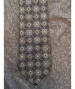 JZ Richards Boulder, CO Geometric 100% Silk USA Handmade Gray and  Blue 63” - $220.78 MXN