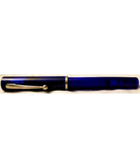 Sheaffer No-Nonsense Cartridge Fill Calligraphy Pen Blue Chrome B Nib Ge... - $24.74