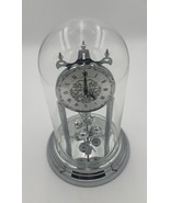 Vintage Bulova  Chrome Anniversary  Dome Clock Made in Germany 11” - $378.31 MXN