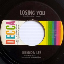 Brenda Lee - Losing You / He&#39;s So Heavenly [7&quot; 45 rpm Single] 1963 Decca Records - £3.63 GBP