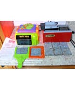 Bundle 1962 Mattel No 422 Vac-U-Form Heating Unit 6 Plates Creepy Crawle... - $68.59