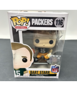 BOX DAMAGE FUNKO Pop! NFL Legends Bart Starr Green Bay Packers Vinyl Fig... - $11.39