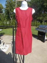 Nwot Talbots Red Sleeveless Dress 10P - £22.37 GBP