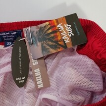 Kailua Surf NYC Men’s Red Swim Trunks Quick Dry Lightweight Shorts Sz 3X (38×9) image 4