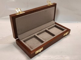 Boxset Pouch IN Wood for Coins Also Periziate, Colour Of Velvet Flock - £38.64 GBP