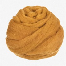 NatureCrafts Needle Felting Wool - 3.5 Oz Brown Yellow Roving: Premium D... - $45.49