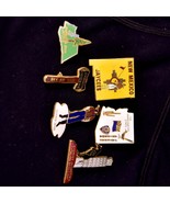 Vintage Western States Jaycees State Pins New Mexico Arizona Lot of 6 - €37,72 EUR