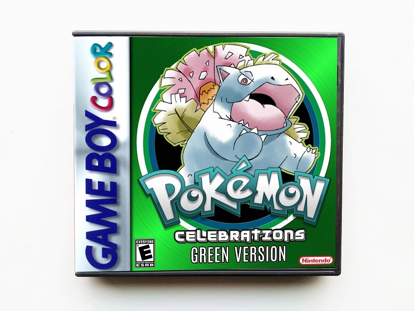 Pokemon Green Celebrations Game / Case - Gameboy Color GBC English Translated