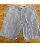 Tommy Bahama Men&#39;s 35 Blue Linen Blend Shorts 9&quot; Inseam Summer Beach Vac... - $428.76 MXN