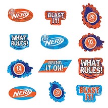 Nerf Football Cutouts Value Pack Assorted Party Decorations 12 Pieces New - $4.25