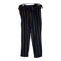 Zara Women&#39;s Trafaluc Collection Striped Pants with Belt Size S - £24.14 GBP