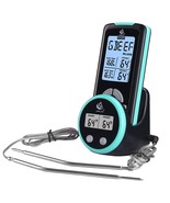 Wireless Meat Thermometer For Cooking - Dual Probe Remote Digital Meat T... - £31.49 GBP