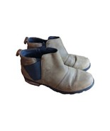 Sorel Emilie Chelsea Women&#39;s SIZE 7 Cattail Brown Ankle Boots Waterproof - $391.07 MXN