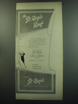 1949 St. Regis Hotel Ad - The St. Regis Roof - £14.76 GBP