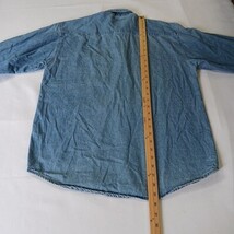 OXER RN#98891 Men's Cotton Long Sleeve Button-Down Denim Skirt Size Medium image 5
