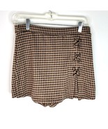 Urban Romantics Womens Skort Size M Tan Brown Checks - £9.62 GBP