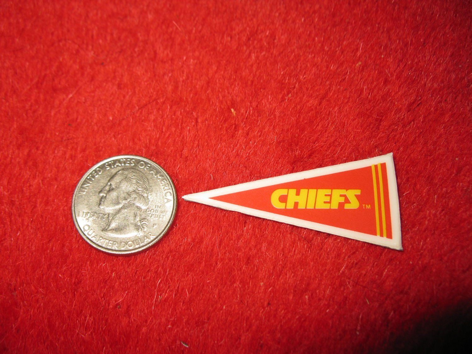 Primary image for 198o's NFL Football Pennant Refrigerator Magnet: Chiefs