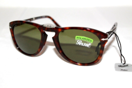 Persol Steve McQueen POLARIZED Sunglasses P00714SM 24/P1 Tort Brown / Green Lens - £186.06 GBP
