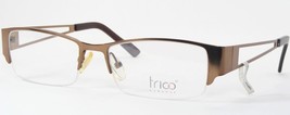 Trioo Eyewear POL024 002 Golden Brown Rare Eyeglasses Glasses Frame 53-17-140mm - $29.70