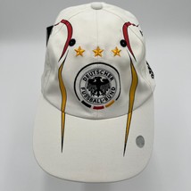 RARE Vintage German Soccer Deutscher Fussball-Bund Adidas Unique Hat Adj... - $28.01