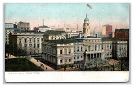 City Hall Building New York City Ny Nyc Unp Udb Postcard U20 - £3.13 GBP