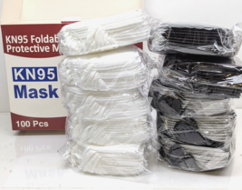 ChiSip KN95 facemask Foldable Protective Face Mask GB2626-2019 - 100 Pack - $271.46 MXN