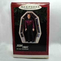 1995 Hallmark Keepsake Star Trek Captain Jean-Luc Picard Keepsake Ornament 1121! - £16.74 GBP