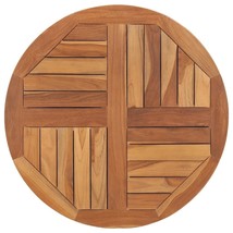  Tabletop Teak Solid wood Medium Durable Round Rustic - $2,506.18 MXN