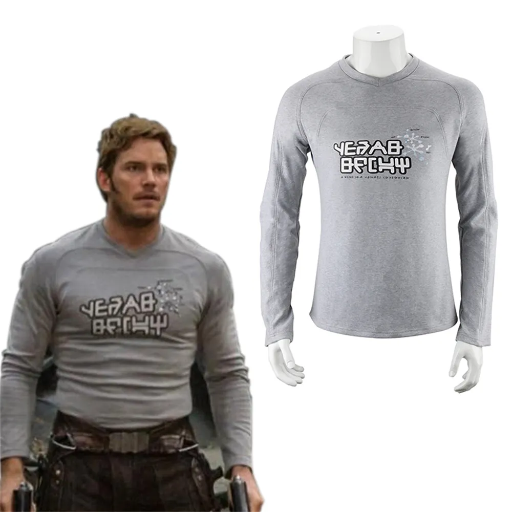Star-Lord Costume Top Guardians of the Galaxy Vol 2 Cosplay Long Sleeve ... - £31.33 GBP