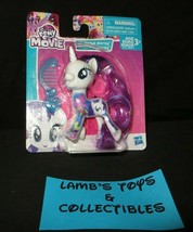 My Little Pony the Movie All About Rarity with comb Action Figure 3.5&quot; Hasbro  - £15.21 GBP