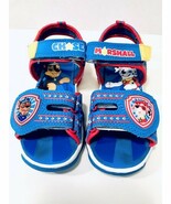 Paw Patrol Nickelodeon Boys Size 11 Flashing Light Up Adjustable Comfort... - $322.16 MXN