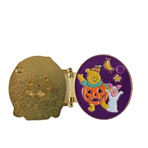 Disney Tokyo Disneyland 2001 Halloween Pooh Piglet Hinged Pumpkin Pin - £15.72 GBP