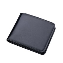  wallet black coffee credit card holder case pu leather short purse 2023 money bag card thumb200