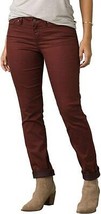 New NWT Womens 18 Prana Kayla Jeans Pants Dark Red Vino Stretch Comfy Organic - £150.48 GBP