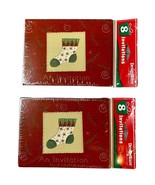 American Greetings Holiday Invitations Stocking 16 Cards Envelopes Made ... - $212.31 MXN