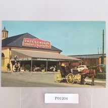 The Café Du Monde New Orleans LA 1960s Postcard Unposted French Market - $184.68 MXN