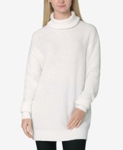 MSRP $44 Polly &amp; Esther Juniors&#39; Cowlneck Tunic Sweater White Size Small - £8.08 GBP