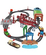 Thomas &amp; Friends Talking Thomas &amp; Percy Train Set, Motorized Train and T... - £116.54 GBP