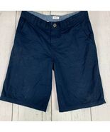 Cat &amp; Jack Youth Shorts 16 Blue Low Rise Chino Flat Front Outdoor - $6.96 CAD