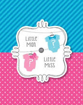 Baby Shower - &#39;Bow Or Bowtie?&#39; Invitations - $2.99