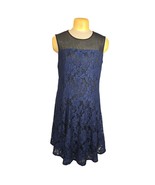 Lane Bryant Womens 14/16 Knee Length Dress Floral Lace Overlay Cocktail ... - $33.04 CAD
